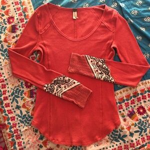We the Free bandanna sleeved thermal